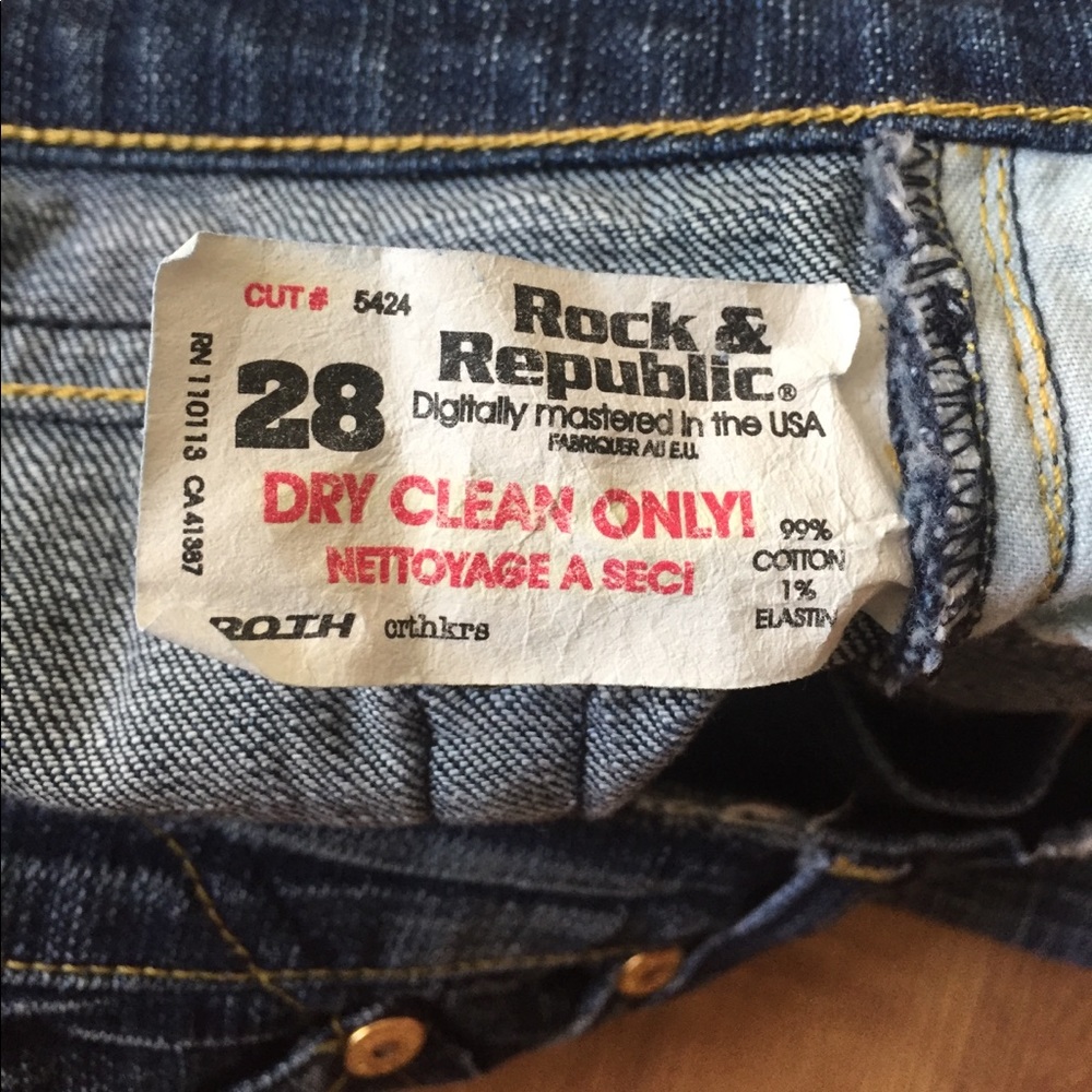 Rock & Republic Roth Jeans - Picture 5 of 6